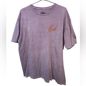 Ford 1958 Thunderbird Classic Vintage Style Acid Wash Purple T-Shirt Men’s XL